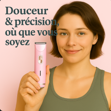 Velviana™ – Tondeuse et rasoir Femme Visage, Jambes & Zone Bikini (Rechargeable)